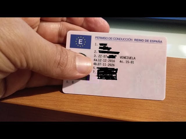 Comprar licencia de conducir